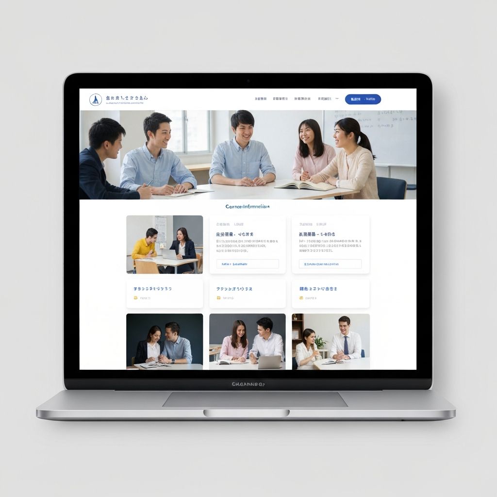 各種語学学校 - 語学学校Webサイト制作